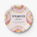 Search for baby sprinkle paper plates Doughnut