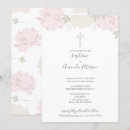 Recherche de croisé baptême invitations Baby girl