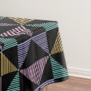Search for trendy tablecloths Geometric pattern