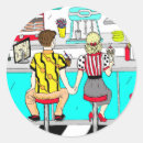 Search for retro couple stickers Cute