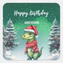 Search for christmas dinosaur stickers Xmas