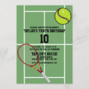 Search for tennis court invitations Party
