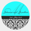 Search for turquoise damask stickers Initial
