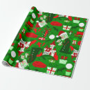 Search for creepy santa wrapping paper Horror