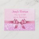 Search for bow chubby business cards Pink