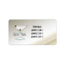Search for martini return address labels Party