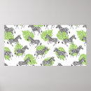 Recherche de zèbre vert posters Animal