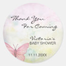 Recherche de butterfly baby shower stickers Rose