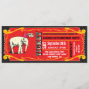 Recherche de vintage circus invitations Rétro