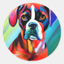 Search for abstract dog stickers Animal