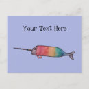 Search for narwhals postcards Rainbow