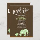 Search for green 1st birthday invitations Plaid