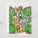 Search for jungle friends birthday invitations Tiger