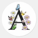 Search for butterfly monogram stickers Floral