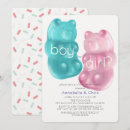 Search for bears gender reveal invitations Mother to be