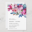 Search for bold flower invitations Bride