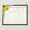 Search for sunflower recipe cards Floral