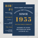 Search for 70 years invitations Blue