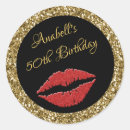 Search for red lips stickers Birthday