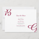 Search for burgundy wedding save the dates Fall
