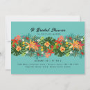 Search for island bridal shower invitations Teal