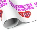 Search for breast gift wrap Breast cancer survivor