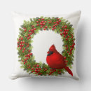 Search for cardinal christmas pillows Wreath