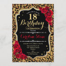 Search for red roses 18th birthday invitations For her