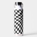 Search for black and white checkered water bottles Retro