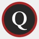 Search for letter q stickers Modern