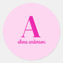 Search for retro monogram stickers Trendy