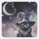 Search for cats wearing hats stickers Black cat