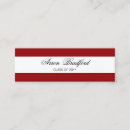 Search for graduation name business cards Red