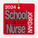 Search for nursing school ornaments Nurse