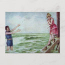 Search for vintage bathing suit postcards Lady