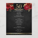 Search for fifty menus 50th birthday