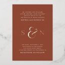 Search for rose gold typography invitations Formal