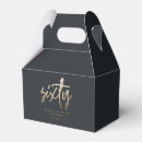 Search for 60th birthday favour boxes Elegant