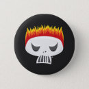 Search for flame buttons skull