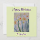 Search for daffodil flower birthday cards White