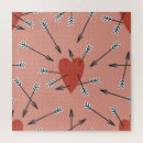 Recherche de flèche puzzles Coeur