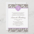 Search for lavender sweet 16 invitations Chic