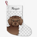 Search for brown dog christmas stockings Cute