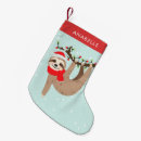 Search for sloth christmas stockings Kids