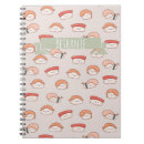 Search for cute kawaii notebooks I love sushi