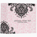 Search for pink background binders Black