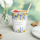 Search for wedding paper cups Wildflowers