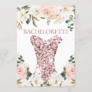 Search for rose gold bachelorette party invitations Floral