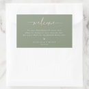 Search for welcome wedding stickers Elegant