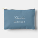 Recherche de bleu cosmétiques pochettes Bridesmaid